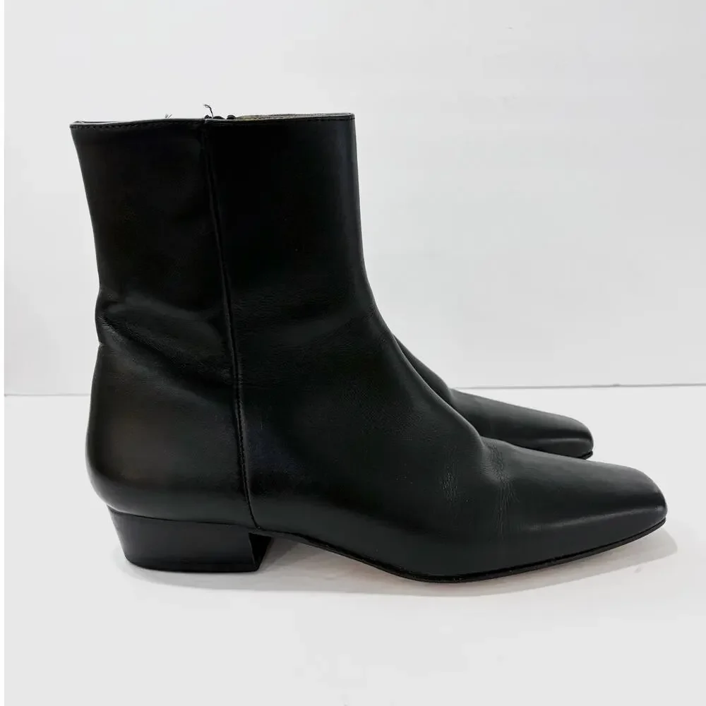 Flattered Rami Black Leather Boots - Picture 3 of 10